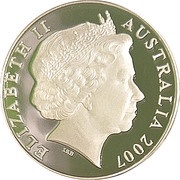 5 Dollars - Elizabeth II 4th Portrait - Clifford Possum Tjapaltjarri - Masterpieces in Silver obverse image