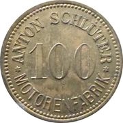 100 Pfennig - Freising Anton Schlüter Motorenfabrik obverse image