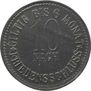 10 Pfennig - Friedenfels, Germany, 1917 reverse image