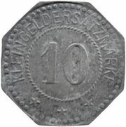 10 Pfennig - Fürth Kantinenverwaltung, Germany,  reverse image