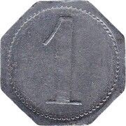 1 Pfennig - Fürth, Germany, 1917 reverse image
