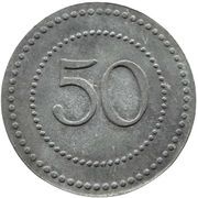50 Pfennig - Füssen Mechanische Seilerwarenfabrik, Germany,  reverse image