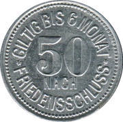 50 Pfennig - Garmisch, Germany, 1917 reverse image