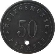 50 Pfennig - Geiselhöring, Germany, 1918 reverse image