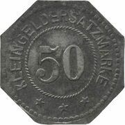 50 Pfennig - Germersheim, Germany, 1917 reverse image