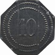 10 Pfennig - Grafenau Gg. Haering, Germany,  reverse image