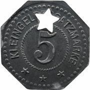 5 Pfennig - Grafenwöhr Uebungsk. F. Fahnenjunker und Off. Asp., Germany,  reverse image