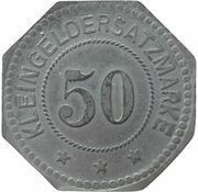 50 Pfennig - Grafenwöhr Arbeiterkompagnie, Germany,  reverse image
