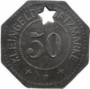 50 Pfennig - Grafenwöhr Uebungsk. F. Fahnenjunker und Off. Asp., Germany,  reverse image