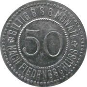 50 Pfennig - Grafing, Germany, 1917 reverse image