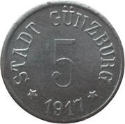 5 Pfennig - Günzburg obverse image