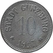 10 Pfennig - Günzburg obverse image