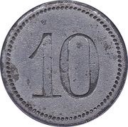 10 Pfennig - Gunzenhausen, Germany, 1917 reverse image