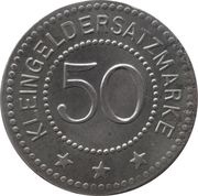 50 Pfennig - Hartkirchen am Inn, Germany,  reverse image