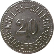 20 Pfennig - Hengersberg Müller-Salegg obverse image