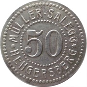 50 Pfennig - Hengersberg Müller-Salegg obverse image