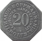 20 Pfennig - Hilpoltstein Aug. Hoffmann Gemischtes Warengeschäft obverse image