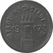 5 Pfennig - Höchstädt a. D. obverse image