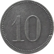10 Pfennig - Höchstadt an der Aisch Josef Dresel, Germany, 1917 reverse image