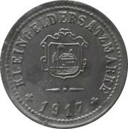 5 Pfennig - Holzkirchen, Germany, 1917 reverse image