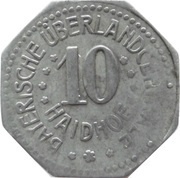 10 Pfennig - Haidhof Bayerische Überlandcentrale obverse image
