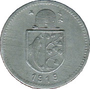 5 Pfennig - Immenstadt, Germany, 1919 reverse image