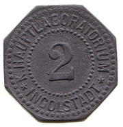 2 Pfennig - Ingolstadt K. Hauptlaboratorium obverse image