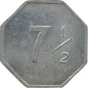 7½ Pfennig - Ingolstadt G.G.F., Germany,  reverse image
