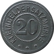 20 Pfennig - Ingolstadt K. Hauptlaboratorium, Germany,  reverse image