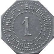 1 Pfennig - Ingolstadt K. Hauptlaboratorium obverse image