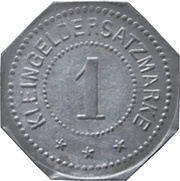 1 Pfennig - Ingolstadt K. Hauptlaboratorium, Germany,  reverse image