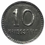 10 Pfennig - Kaiserslautern, Germany, 1917 reverse image