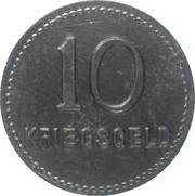 10 Pfennig - Kaiserslautern, Germany, 1918 reverse image
