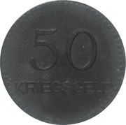 50 Pfennig - Kaiserslautern, Germany, 1917 reverse image