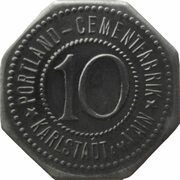 10 Pfennig - Karlstadt am Main Portland Cementfabrik obverse image