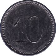 10 Pfennig - Karlstadt, Germany, 1917 reverse image