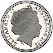 5 Dollars - Elizabeth II 4th Portrait - Scouting Centennial in Australia - Silver Proof obverse image
