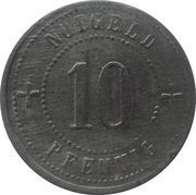 10 Pfennig - Kaufbeuren, Germany, 1918 reverse image