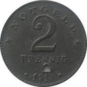 2 Pfennig - Kelheim a. D., Germany, 1918 reverse image