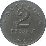 2 Pfennig - Kelheim a.D., Germany, 1918 reverse image