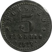 5 Pfennig - Kelheim a. D., Germany, 1917 reverse image