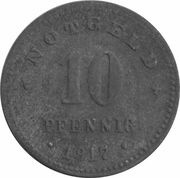 10 Pfennig - Kelheim a. D., Germany, 1917 reverse image