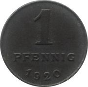 1 Pfennig - Kempten, Germany, 1920 reverse image