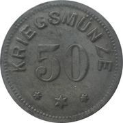 50 Pfennig - Kempten, Germany, 1917 reverse image