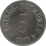 5 Pfennig - Kirchenlamitz, Germany, 1917 reverse image