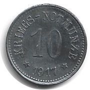 10 Pfennig - Kirchenlamitz, Germany, 1917 reverse image