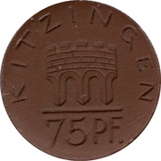 75 Pfennig - Kitzingen obverse image