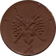 75 Pfennig - Kitzingen, Germany, 1921 reverse image