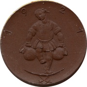 3 Mark - Kitzingen, Germany, 1921 reverse image