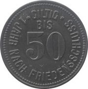 50 Pfennig - Kösching, Germany, 1917 reverse image